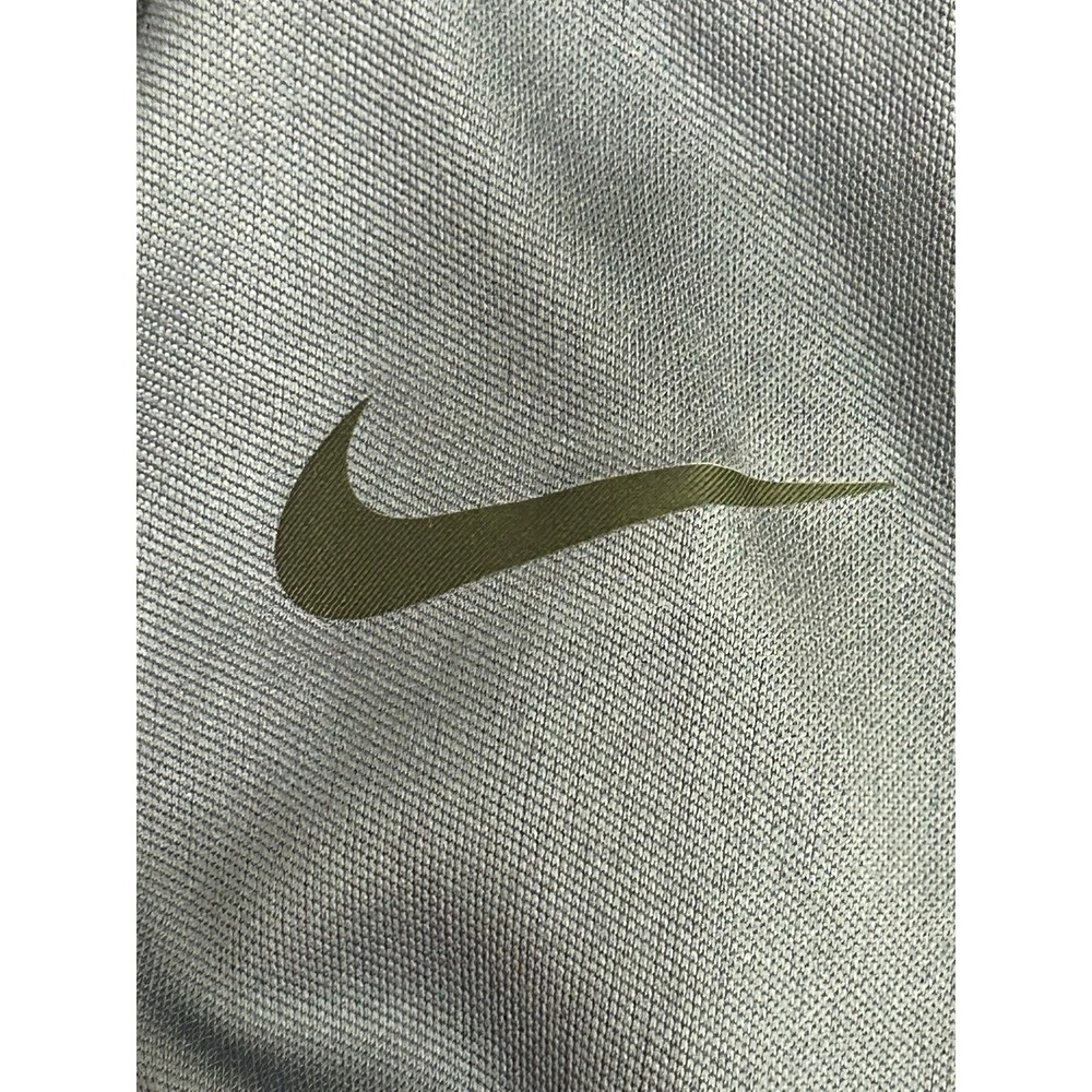 Nike Dri-FIT Womens Large Quarter Zip Pullover Navy Blue Neon Pink Trim Active - Picture 9 of 9